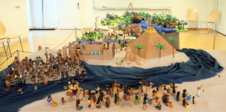 Moutier ExpoPlaymobil: Histoire du Salut - Chemin de Foi, 09.08.2024 - ©Philippe GIRARDIN