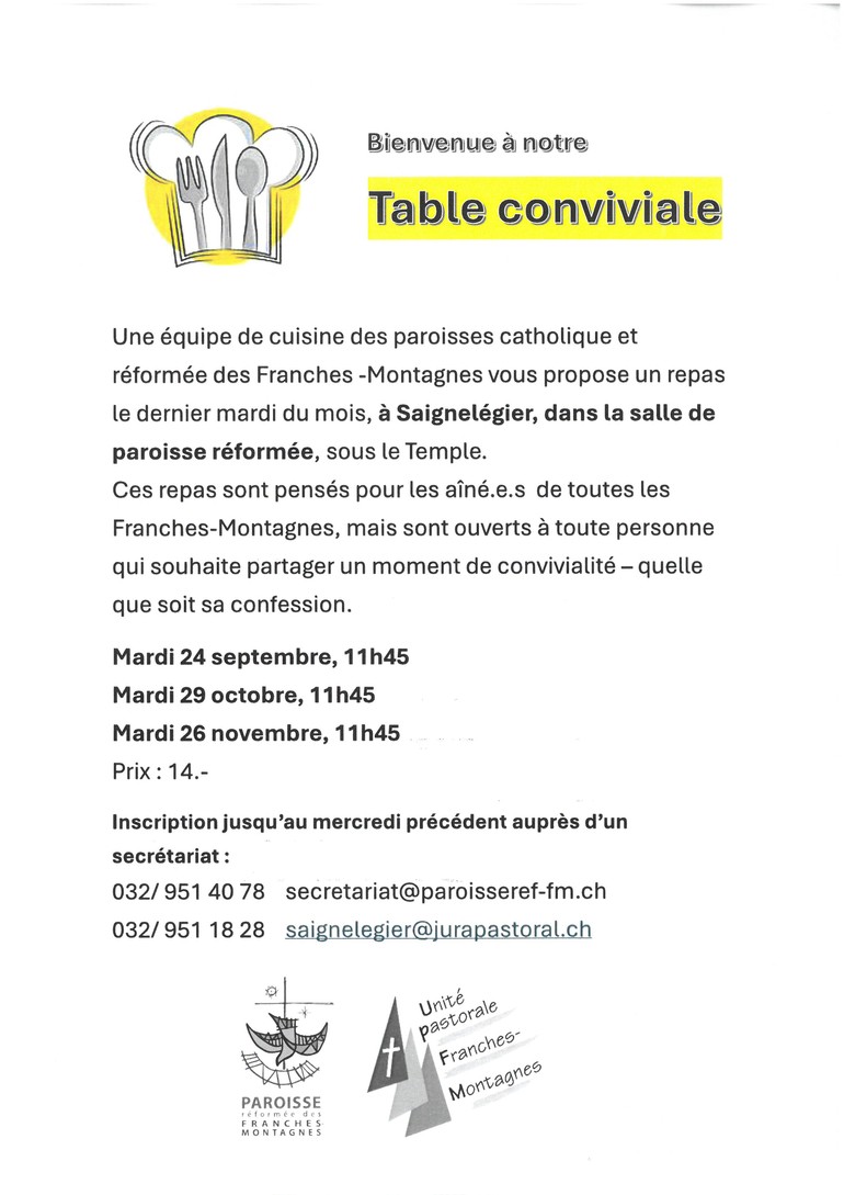 Table conviviale