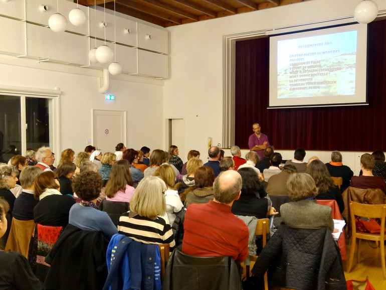 Didier Berret, conférence, roi David, Moutier, David'Aventure, Fête-Eglise,