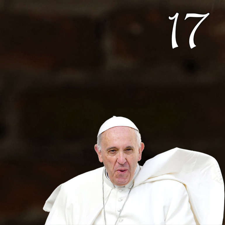 17 Anniversaire du pape François