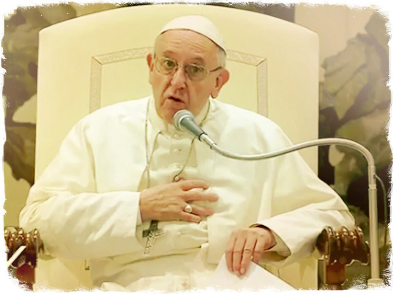 Le pape François lors de l'audience générale du 10 août 2016