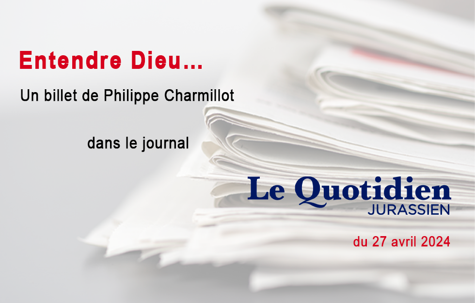 Le billet de Philippe Chamrmillot, LQJ 27.04.2024