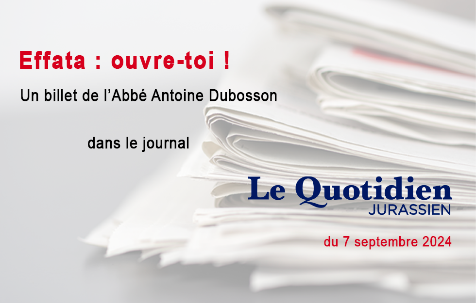 Le billet d'Antoine Dubosson, LQJ 07.09.2024