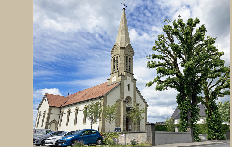 Messe radio-TV pour le 150e de l’église de Rossens (FR)